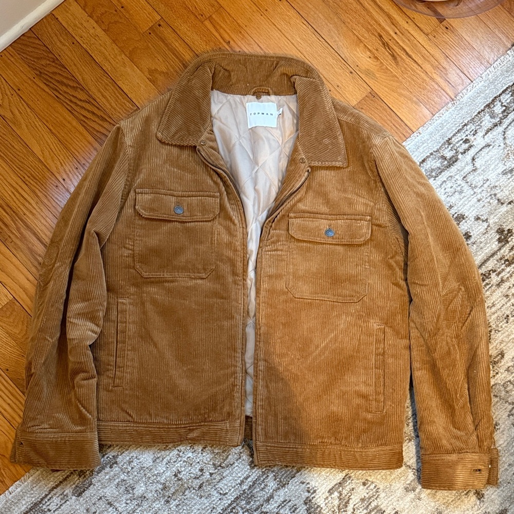 Topman Brown Corduroy Jacket